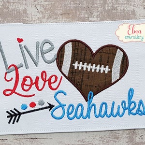 Live Love Sports Shirt, Football Shirt, and High School, College or Pro team name