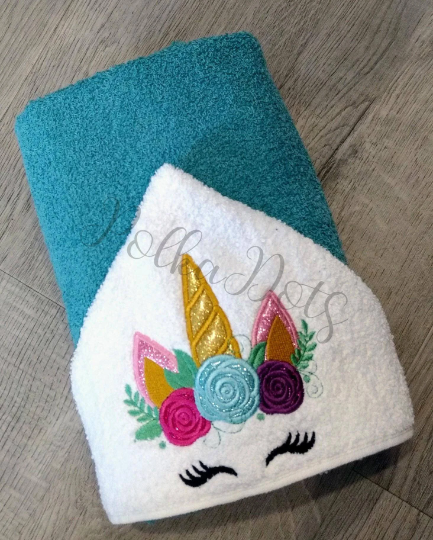 Unicorn Hooded Towel