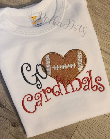 Go Team Sports Shirt, Football Shirt, and High School, College or Pro team name