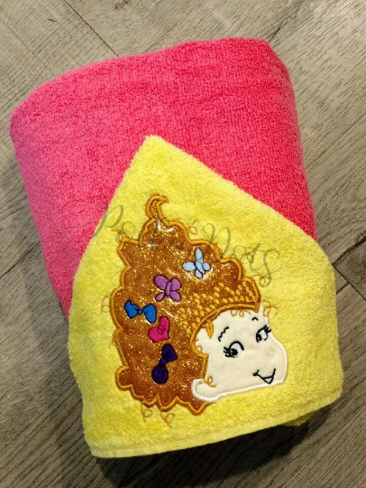 Fancy Hooded Towel, Fancy Nancy Hooded Towel, Nancy Hooded Towel