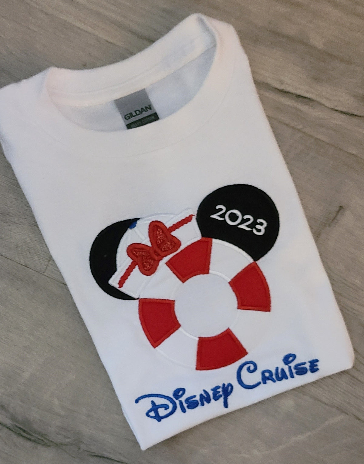 Life Preserver Disney Cruise Applique Shirt, Cruise Embroidered Custom Kids Shirt, Disney Applique Embroidered T-Shirt, Personalized T-Shirt
