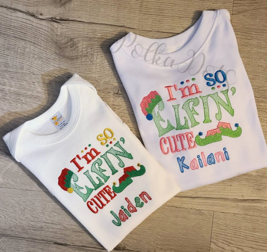 Dinosaur Christmas Applique T-shirt, Dinosaur Christmas Embroidered Custom Kids Shirt, Applique Embroidered T-Shirt, Personalized T-Shirt