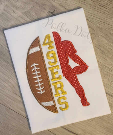 Sports Shirt, Football Shirt, and High School, College or Pro team name