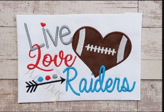 Live Love Sports Shirt, Football Shirt, and High School, College or Pro team name