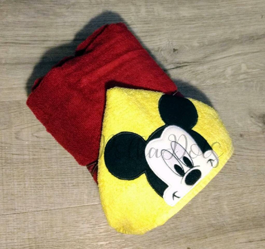 Mr. Mouse Hooded Towel, Mouse Hooded Towel, Mickey Hooded Towel