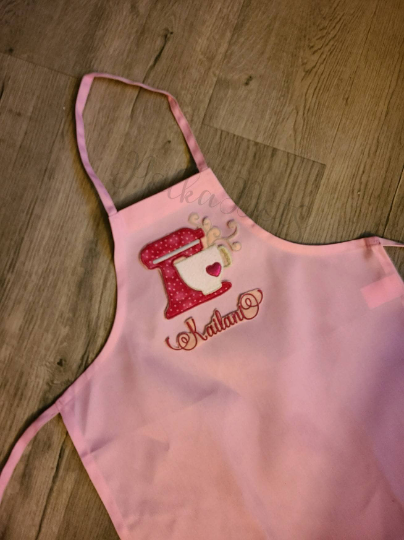 Personalized Kids Apron - Christmas Kids Apron, Baking Apron, Chef Apron, Baking Mixer Apron