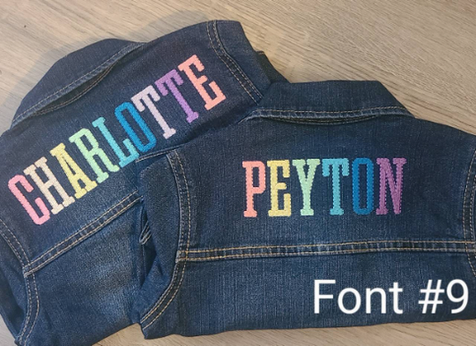 Personalized Denim Jacket, Denim Jackets