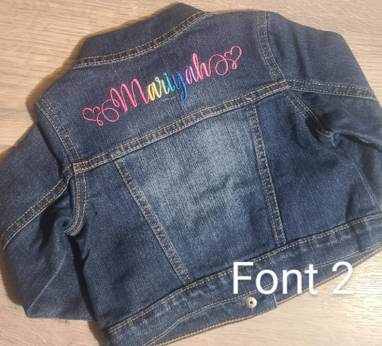 Personalized Denim Jacket, Denim Jacket