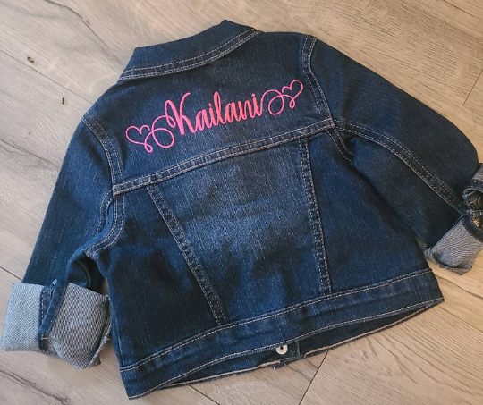 Personalized Denim Jacket, Denim Jacket