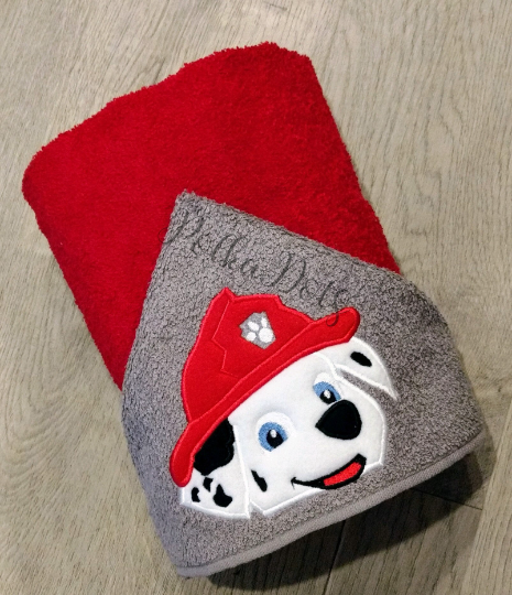 Dalmation Hooded Towel, Dalmation Puppy Hooded Towel, Firman Hooded Towel