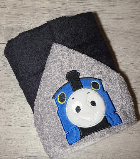 Hooded Towel, Thomas Hooded Towel, Train Hooded Towel